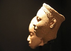 Cabezas antropomorfas. Cultura Ifé. Siglos X al XV d.C. Nigeria